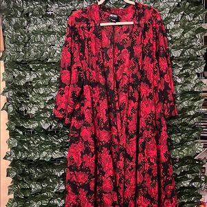 Red Floral Women Dress